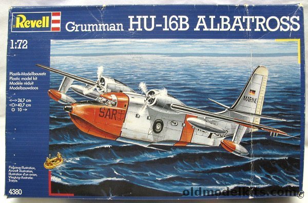 Revell 1/72 Grumman Hu-16B Albatross - USAF 354th Tactical Fighter Wing or German MFG 5 Kiel Holtenau - (UF-2) - (ex Monogram), 4380 plastic model kit